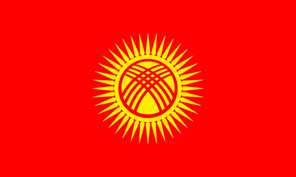 Flaga Republiki Kirgiskiej
